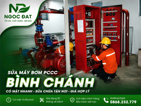 Sửa máy bơm PCCC Bình Chánh