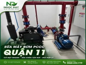 Sửa máy bơm pccc quận 11