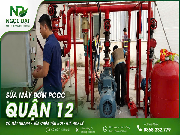 Sửa máy bơm PCCC quận 12