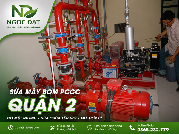 Sửa máy bơm PCCC quận 2