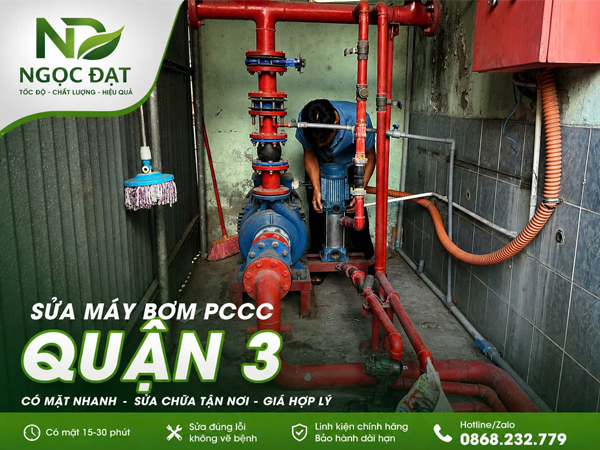 Sửa máy bơm PCCC quận 3