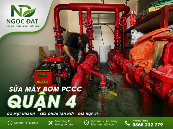 Sửa bơm tăng áp quận 4