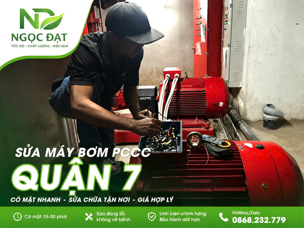 Sửa máy bơm PCCC quận 7