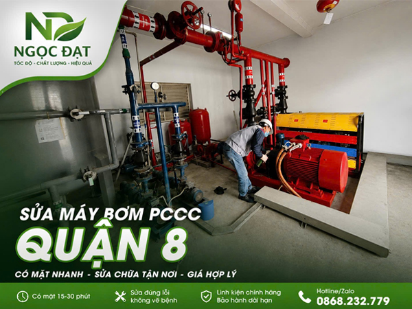 Sửa máy bơm PCCC quận 8