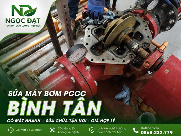 Sửa máy bơm PCCC Bình Tân