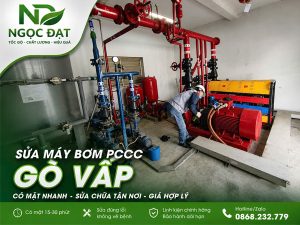 Sửa máy bơm PCCC Gò Vấp