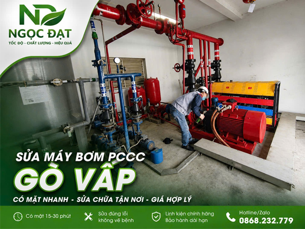 Sửa máy bơm PCCC Gò Vấp
