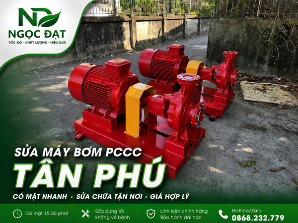 Sửa máy bơm PCCC Tân Phú