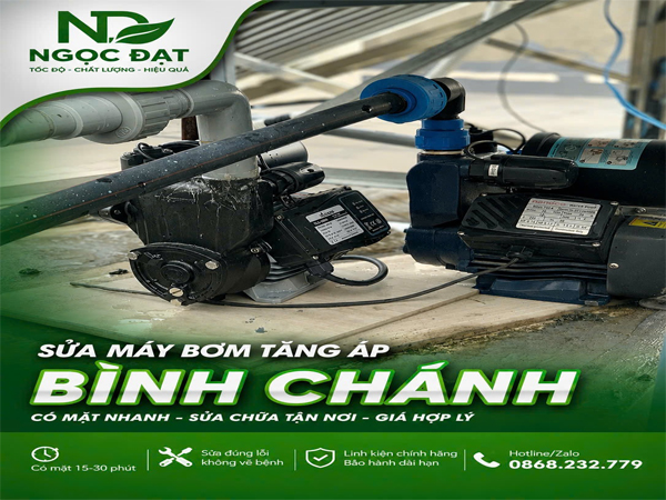 Sửa bơm tăng áp Bình Chánh