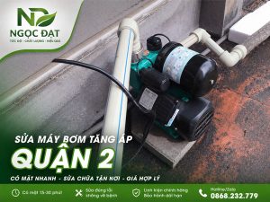 Sửa bơm tăng áp quận 2