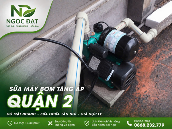 Sửa bơm tăng áp quận 2