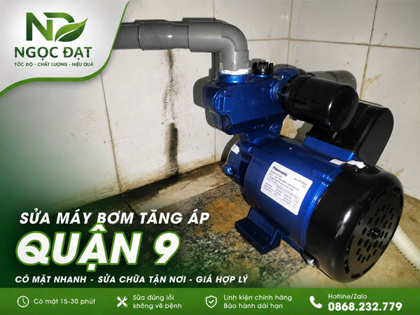 Sửa bơm tăng áp quận 9