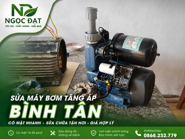 Sửa bơm tăng áp Bình Tân