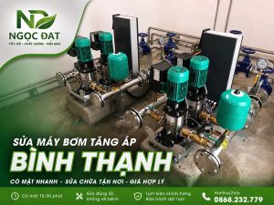 Sửa bơm tăng áp Bình Thạnh