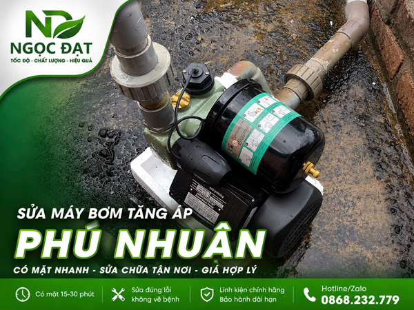 Sửa bơm tăng áp Phú Nhuận