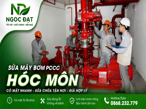 Sửa máy bơm PCCC Hóc Môn