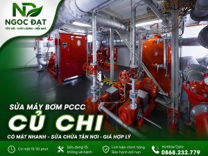 Sửa máy bơm PCCC Củ Chi