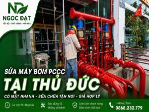 Sửa máy bơm PCCC tại Thủ Đức