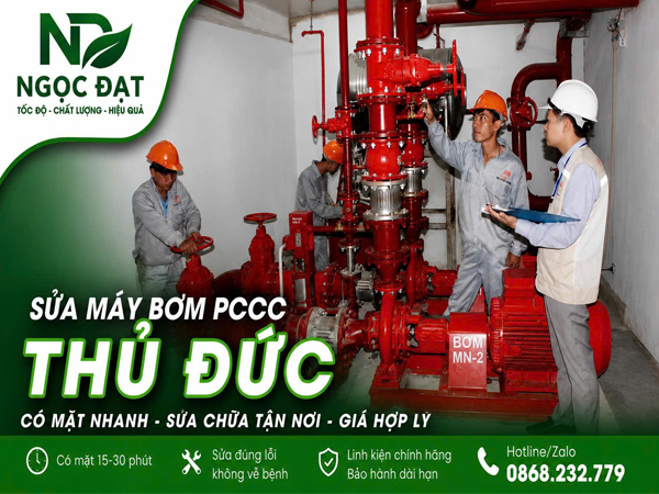 Sửa máy bơm PCCC Thủ Đức