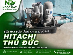 Sửa bơm tăng áp Hitachi Thủ Đức