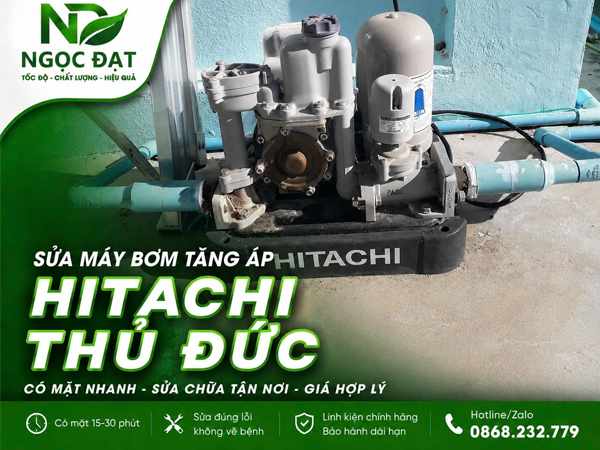 Sửa bơm tăng áp Hitachi Thủ Đức