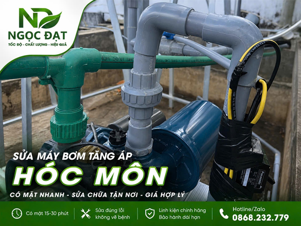 Sửa bơm tăng áp Hóc Môn