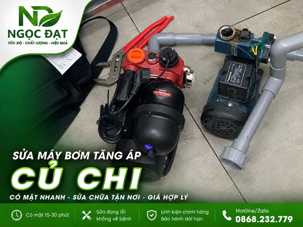 Sửa bơm tăng áp Củ Chi