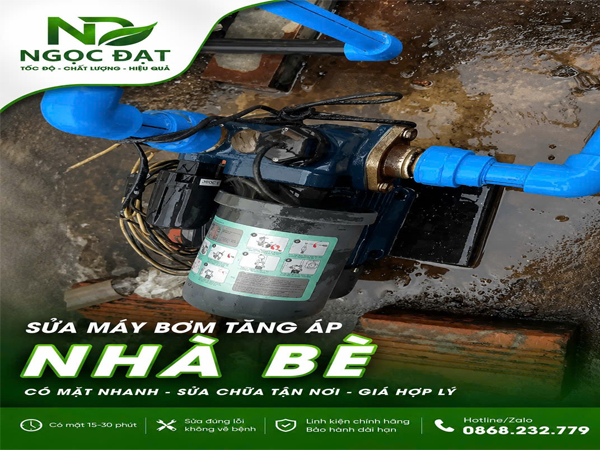 Sửa bơm tăng áp Nhà Bè