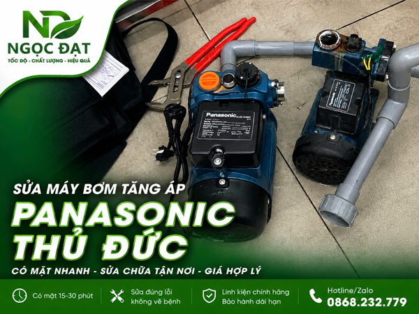 Sửa bơm tăng áp Panasonic Thủ Đức
