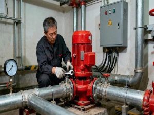 Thợ sửa máy bơm PCCC tự động không kích hoạt
